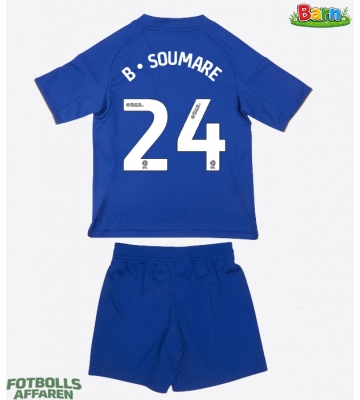 Leicester City Boubakary Soumare #24 Hemmaställ Barn 2025-26 Kortärmad (+ Korta byxor)